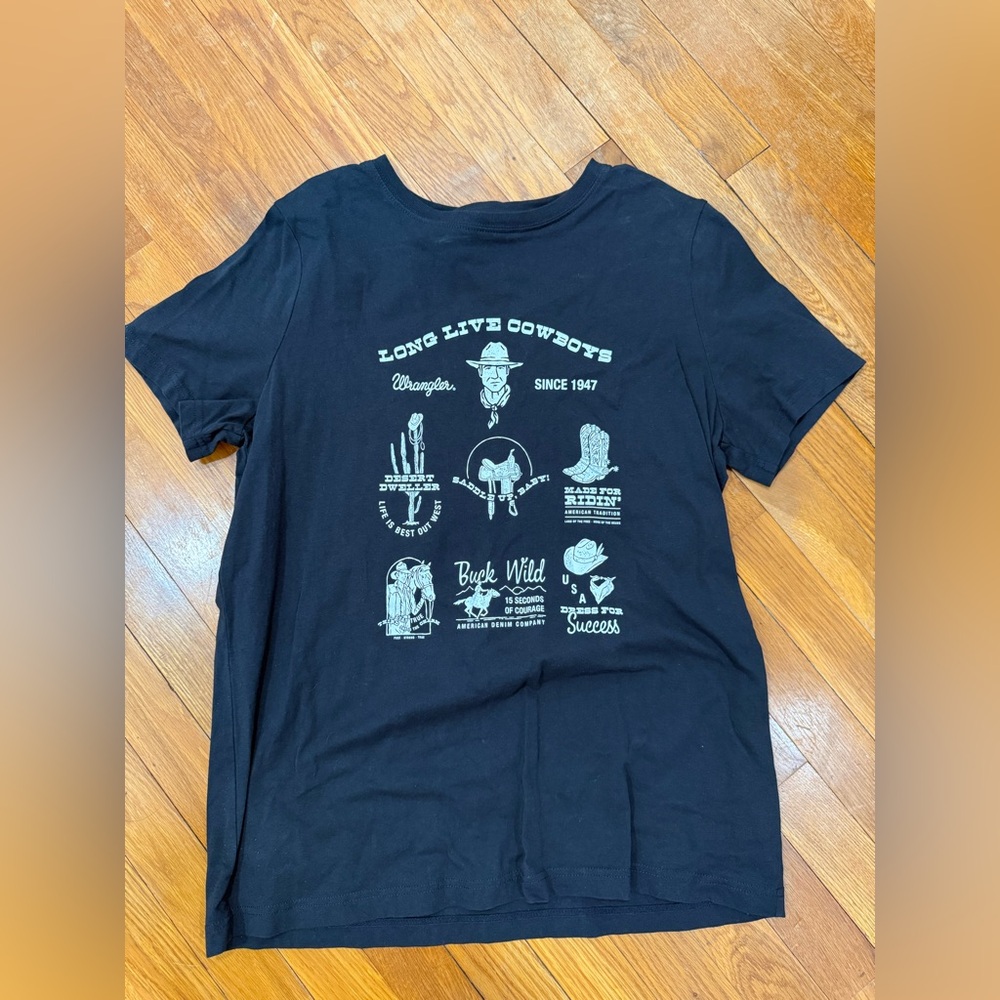 Wrangler Black T-Shirt